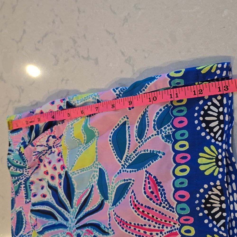 Lilly Pulitzer "Katia" Shorts — Once Upon a Tide, Size XL - Picture 5 of 6